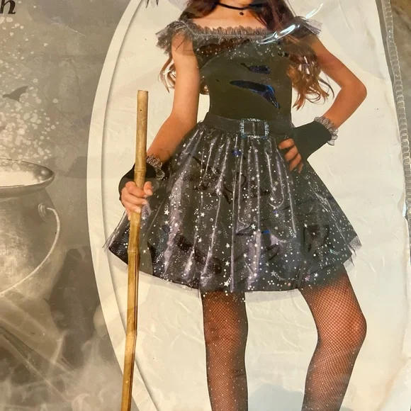 Twilight Witch Kids Costume - Black - Picture 3 of 6